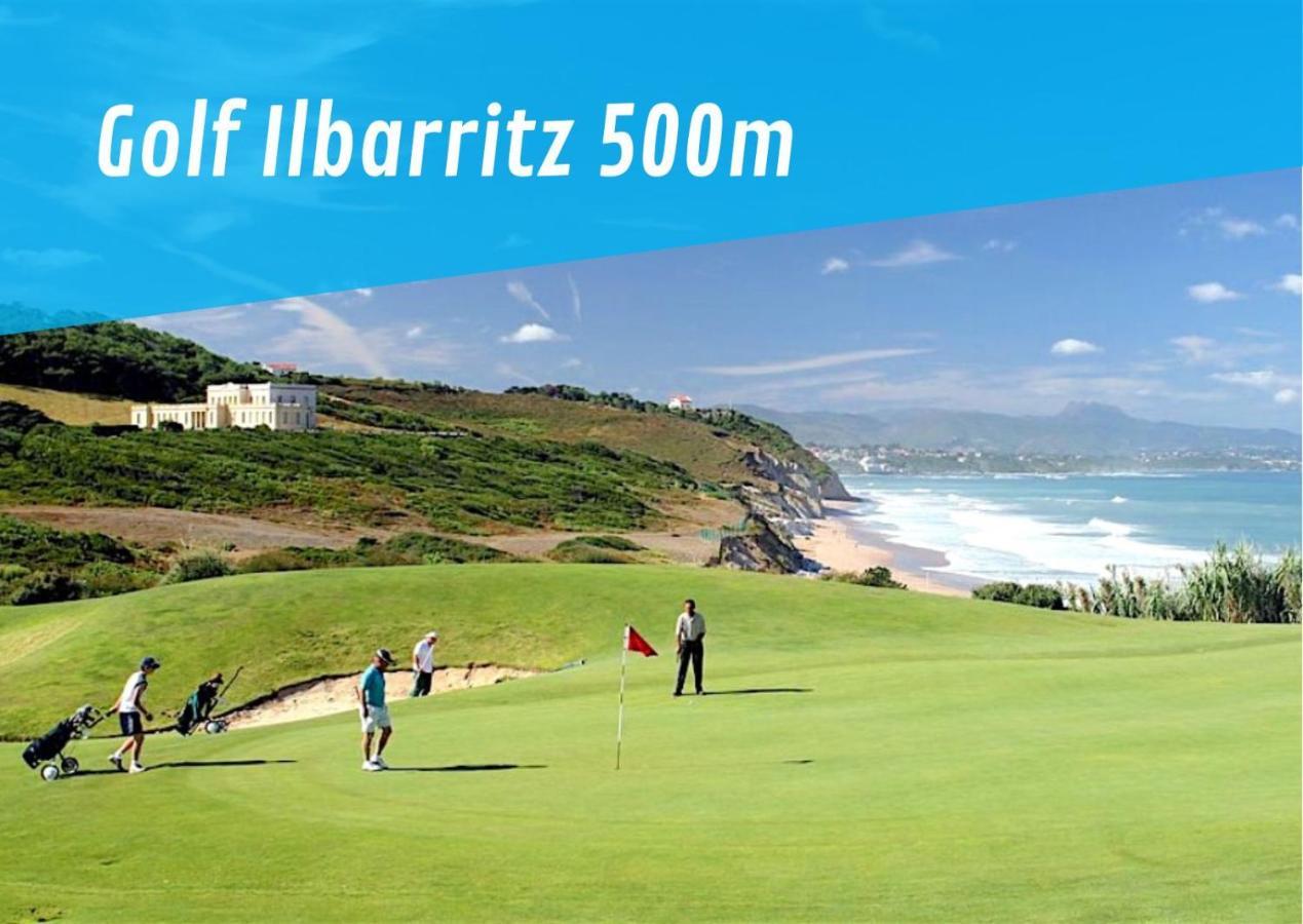 Bidarteko Paradisua Proche Plage, Golf, Parking Extérieur photo